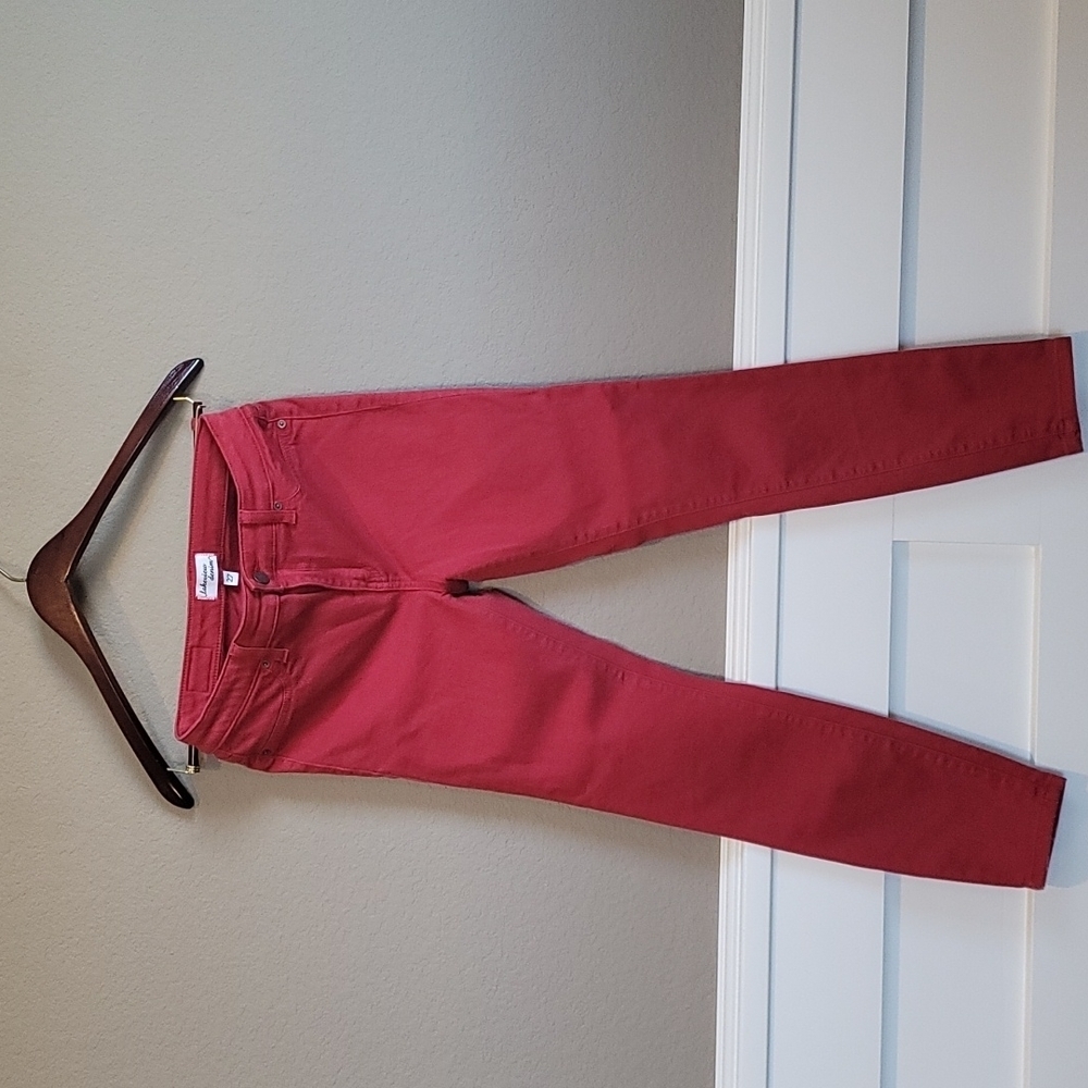 Lakeview Denim Red Skinny Jeans w stretch